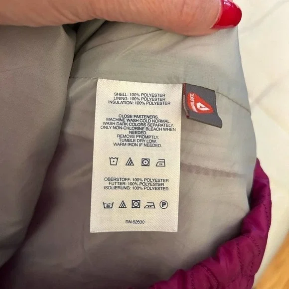 Land's‎ End Quilted PrimaLift Packable Jacket Women's Small - Picture 8 of 9